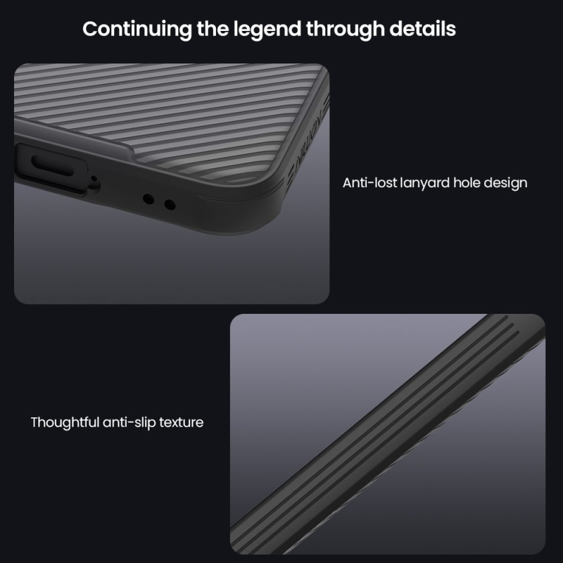 Nillkin CamShield PRO Zadný kryt pre Samsung Galaxy A57 Transparent Black