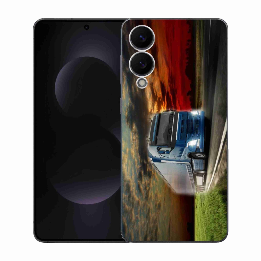 Gélový kryt mmCase na Samsung Galaxy S25 Edge - kamión 4