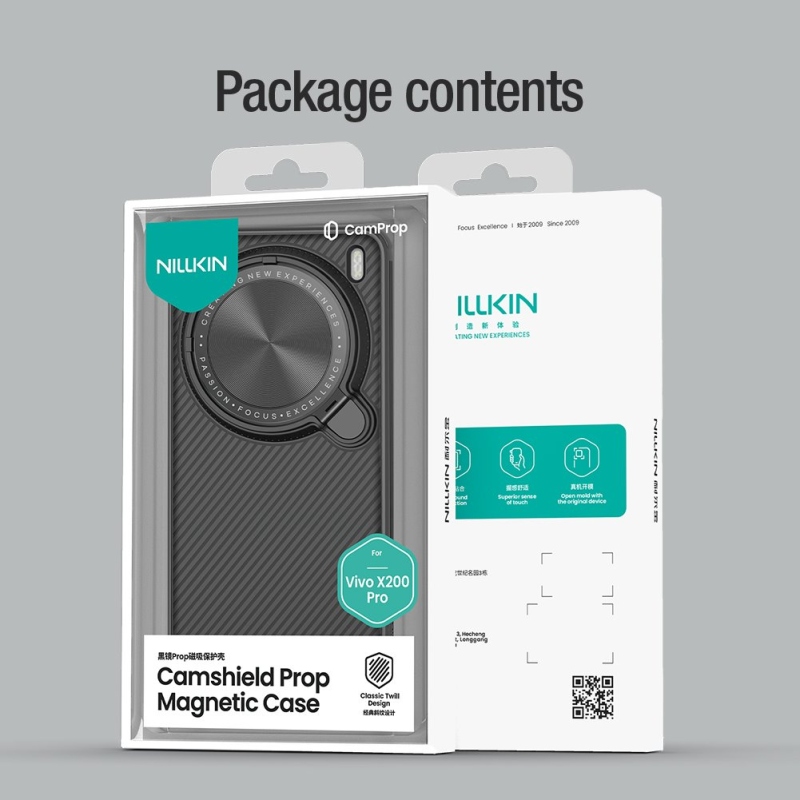 Nillkin CamShield Prop Magnetic Zadný Kryt pre Vivo X200 Pro Black