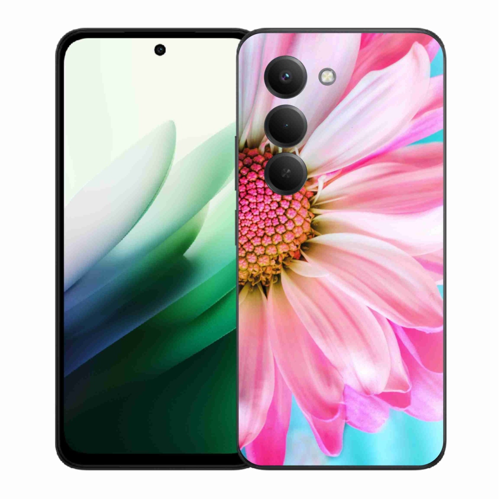 Gélový kryt mmCase na Xiaomi Redmi 15 5G (169mm) - ružová kvetina