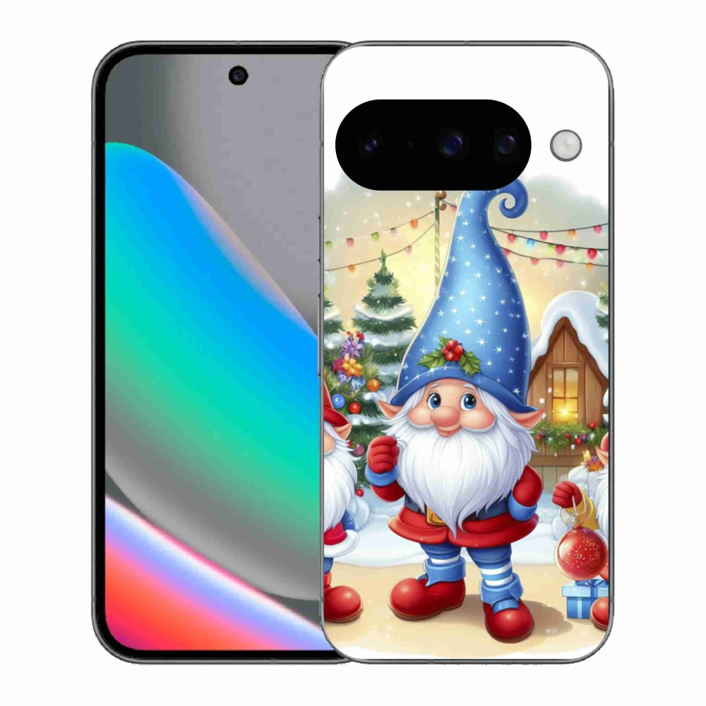 Gélový kryt mmCase na Google Pixel 10 - vianočné škriatkovia