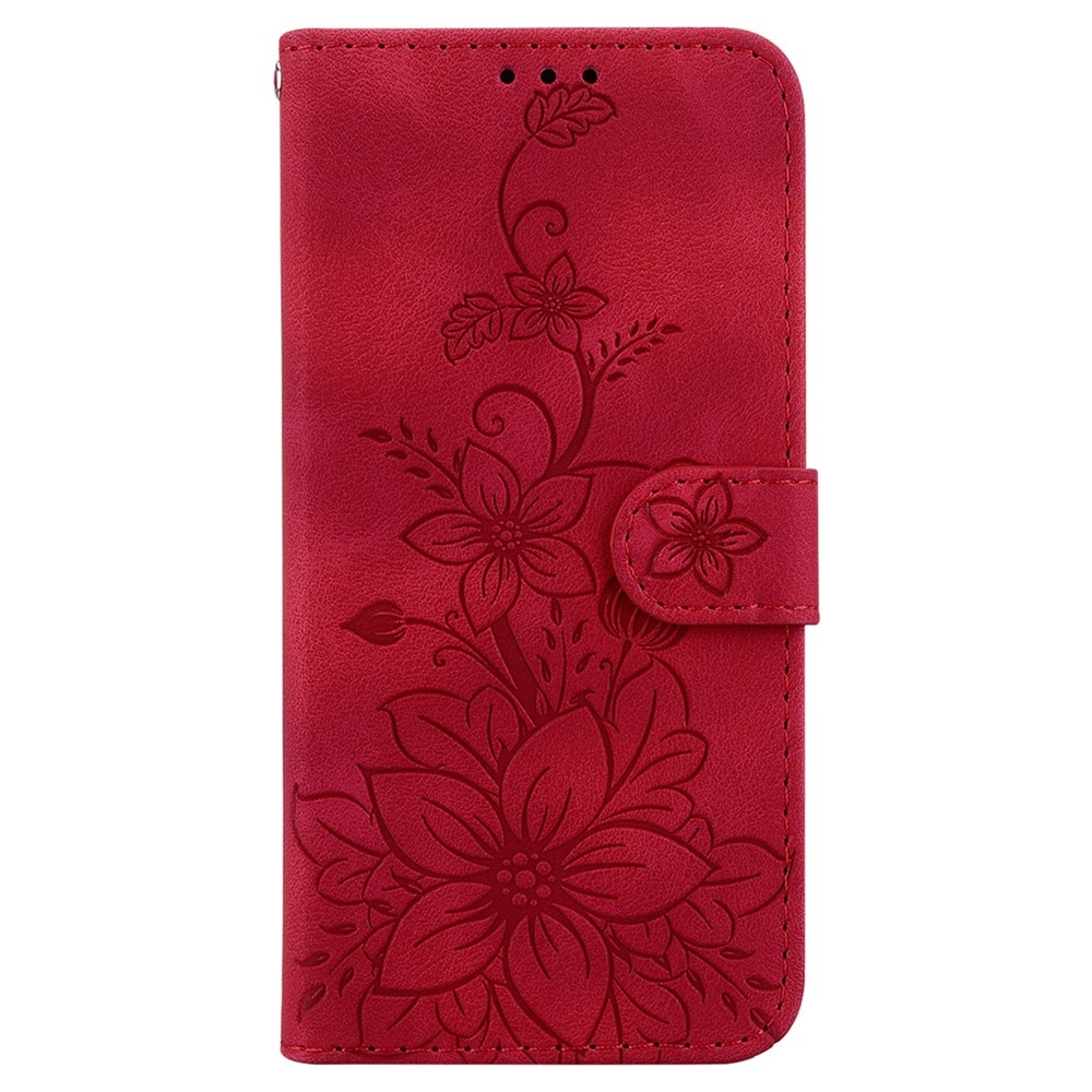 Lily knižkové púzdro na Xiaomi Redmi 15C 4G/5G (173mm) - červené