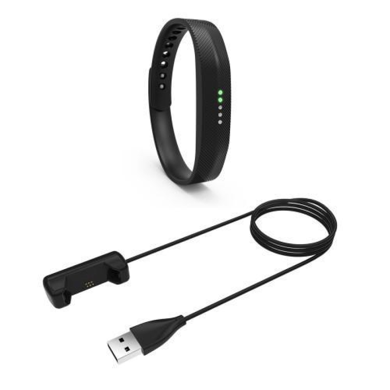 Flex nabíjací USB kábel pre Fitbit Flex 2 - čierny