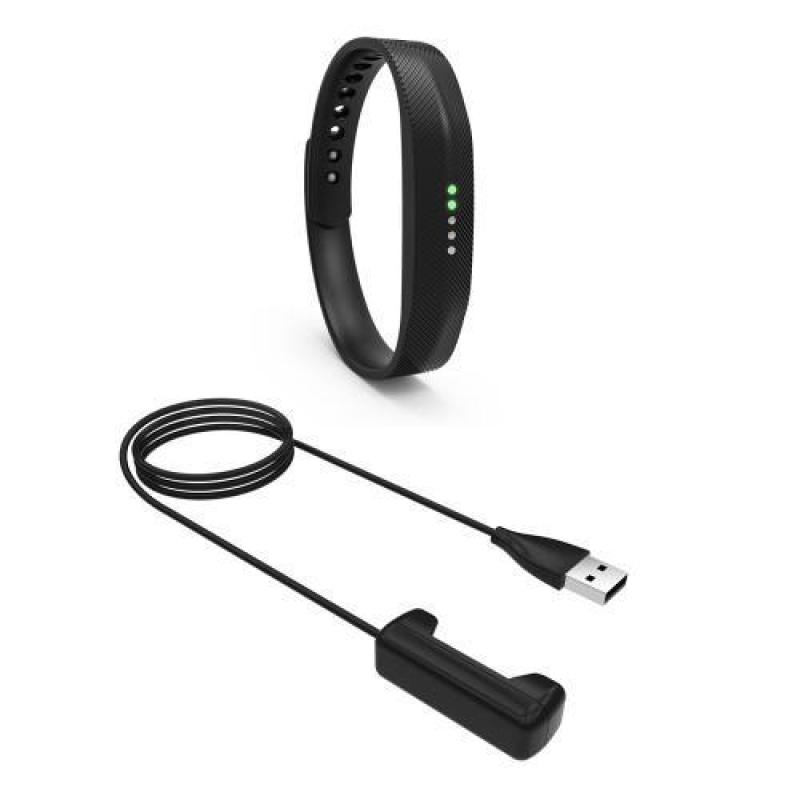 Flex nabíjací USB kábel pre Fitbit Flex 2 - čierny