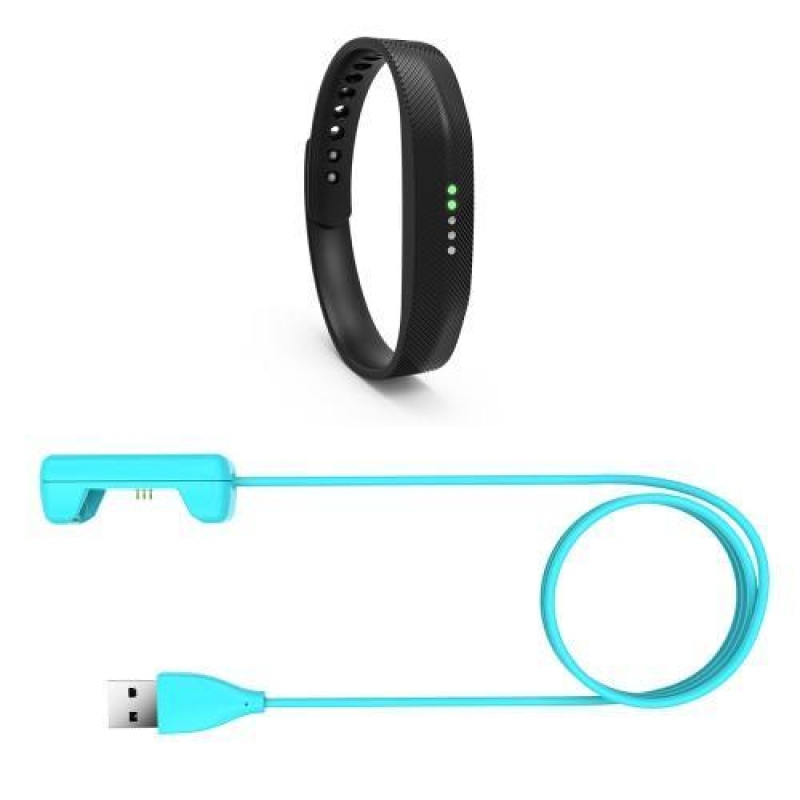 Flex nabíjací USB kábel pre Fitbit Flex 2 - modrý