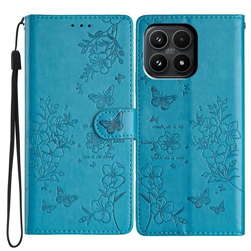 Floralis knižkové puzdro na Xiaomi 17 - modré