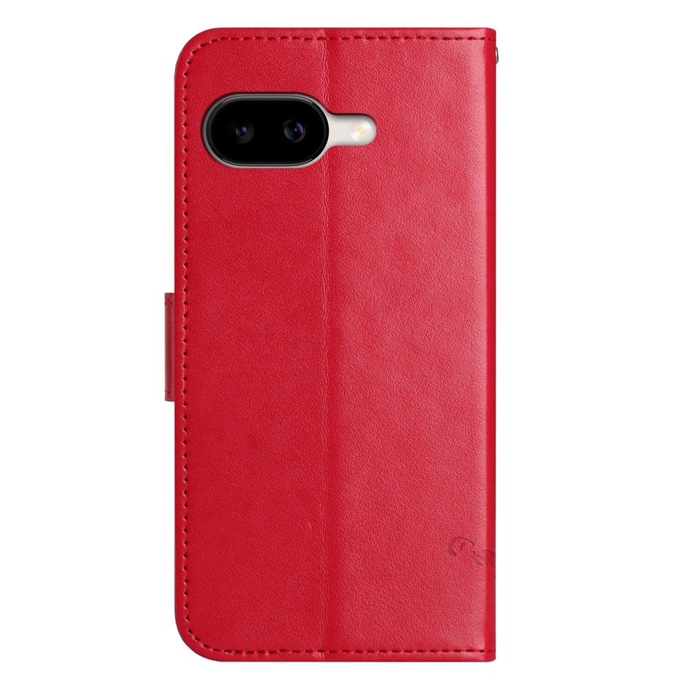 Flower knižkové puzdro na Google Pixel 10a - červené