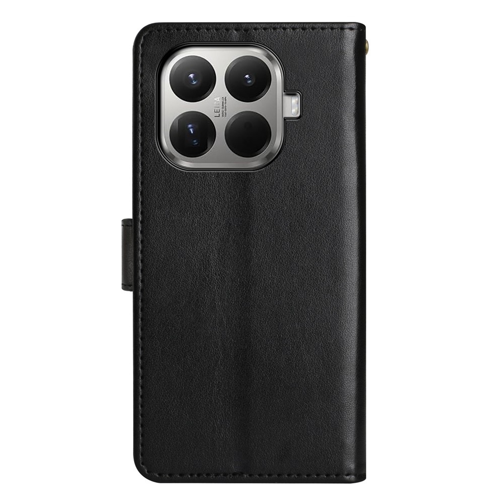 Flower knižkové púzdro na mobil Xiaomi 17T - čierne
