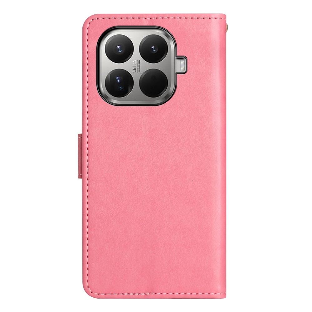 Flower knižkové púzdro na mobil Xiaomi 17T - ružové