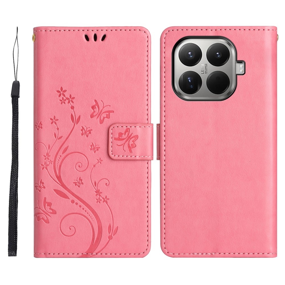 Flower knižkové púzdro na mobil Xiaomi 17T - ružové