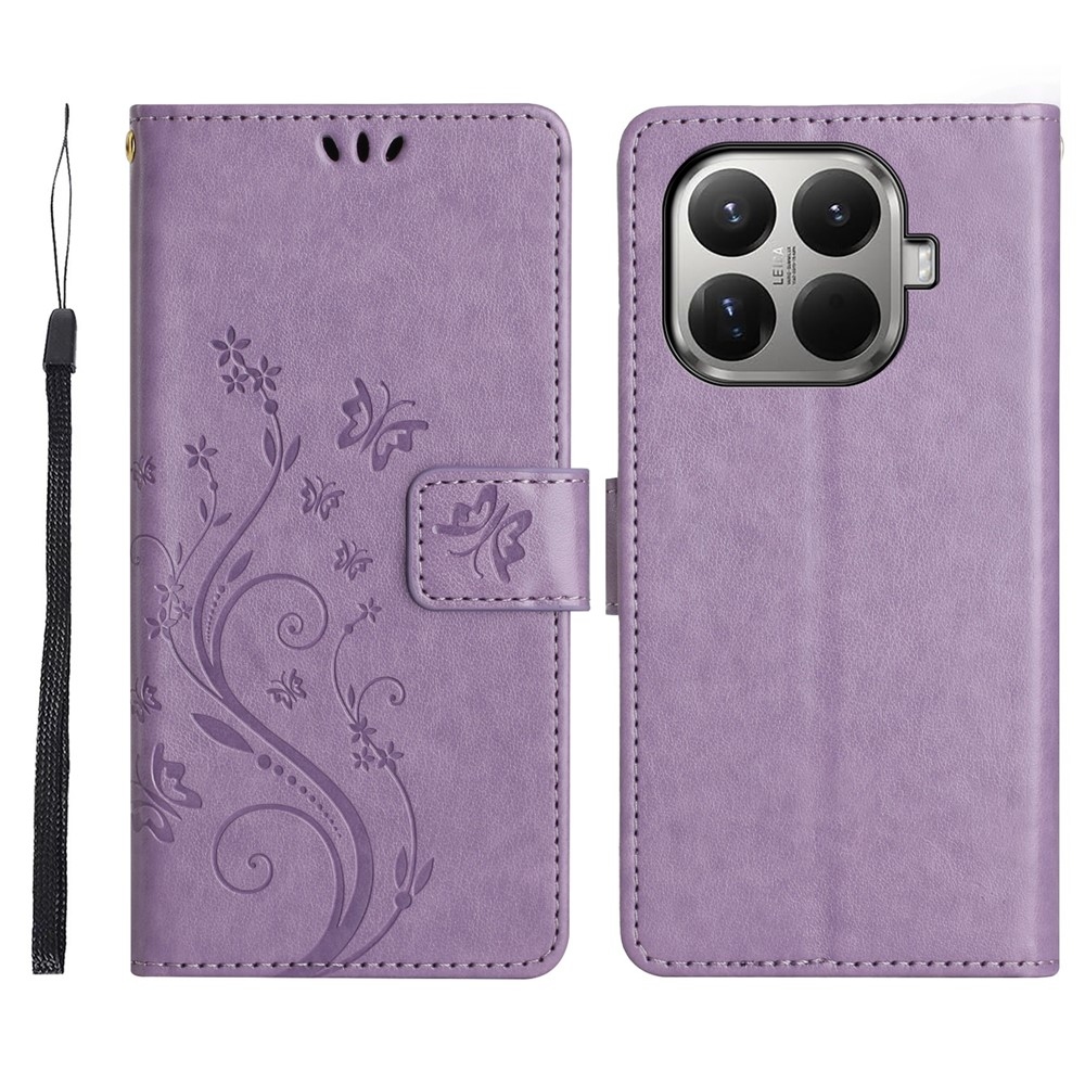 Flower knižkové púzdro na mobil Xiaomi 17T - svetlofialové