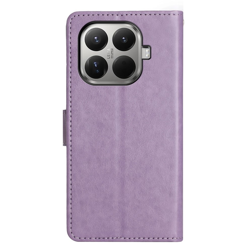 Flower knižkové púzdro na mobil Xiaomi 17T - svetlofialové