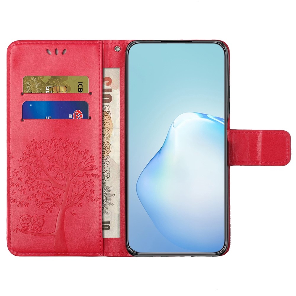 Flower knižkové púzdro na Motorola Moto G06 - červené