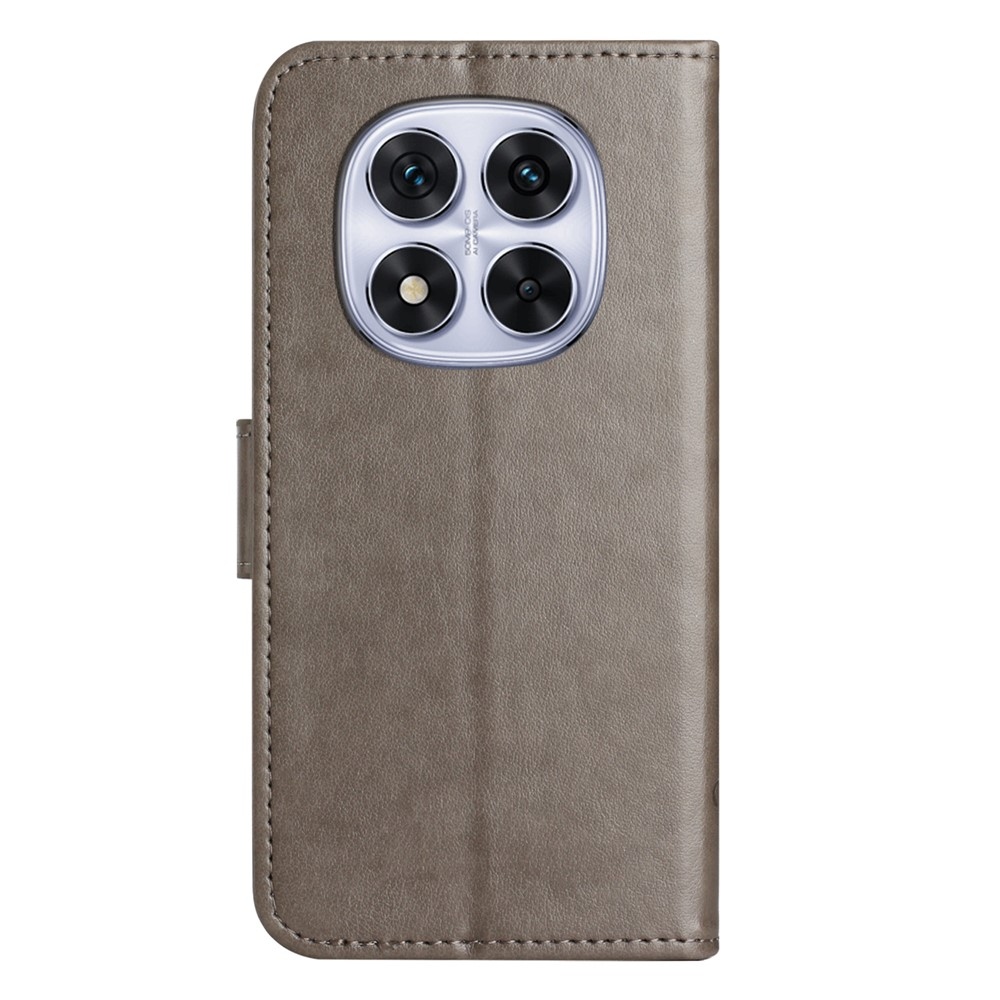 Flower knižkové púzdro na Xiaomi Poco M8 5G/Redmi Note 15 5G - šedé