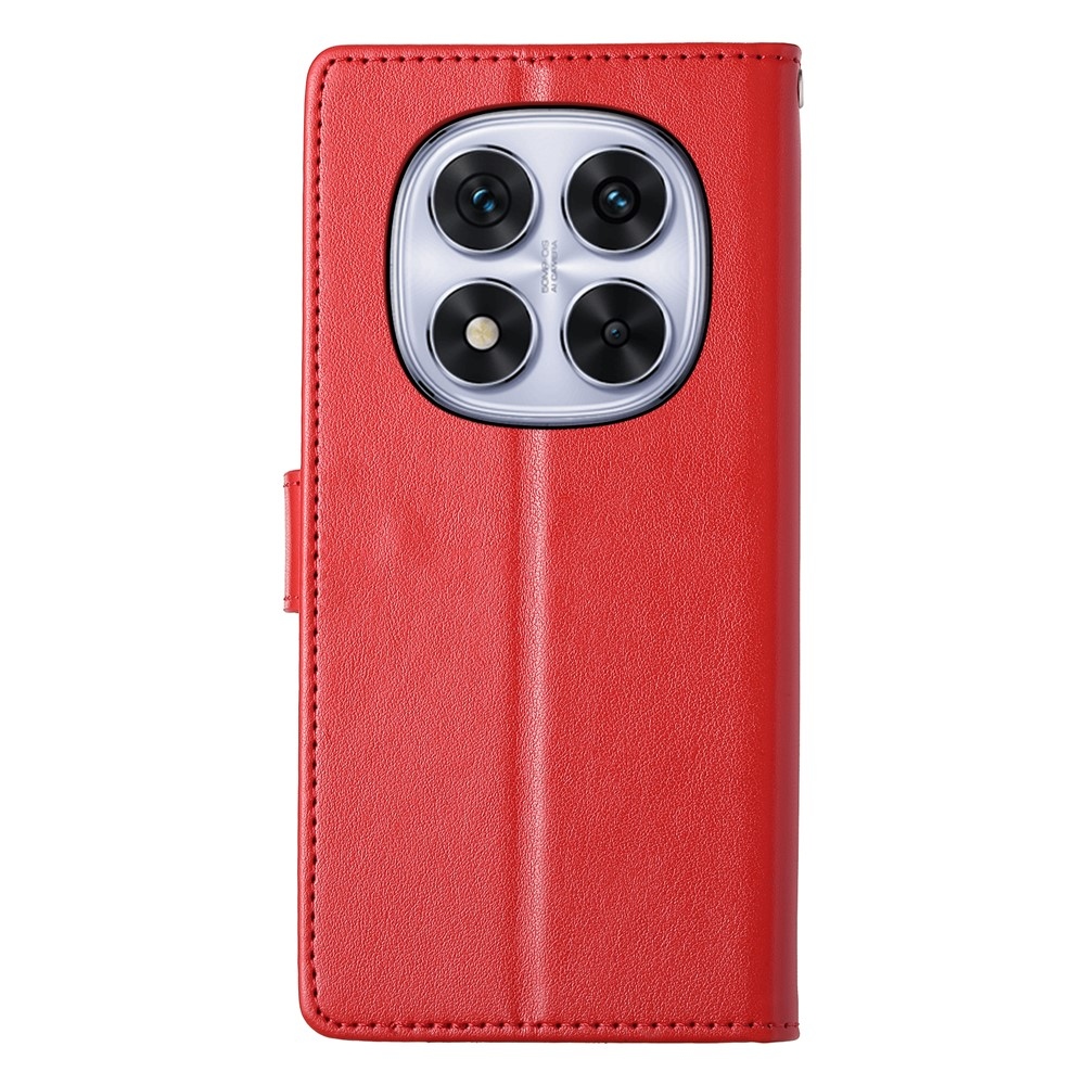 Flower knižkové puzdro na Xiaomi Redmi Note 15 Pro 4G - červené