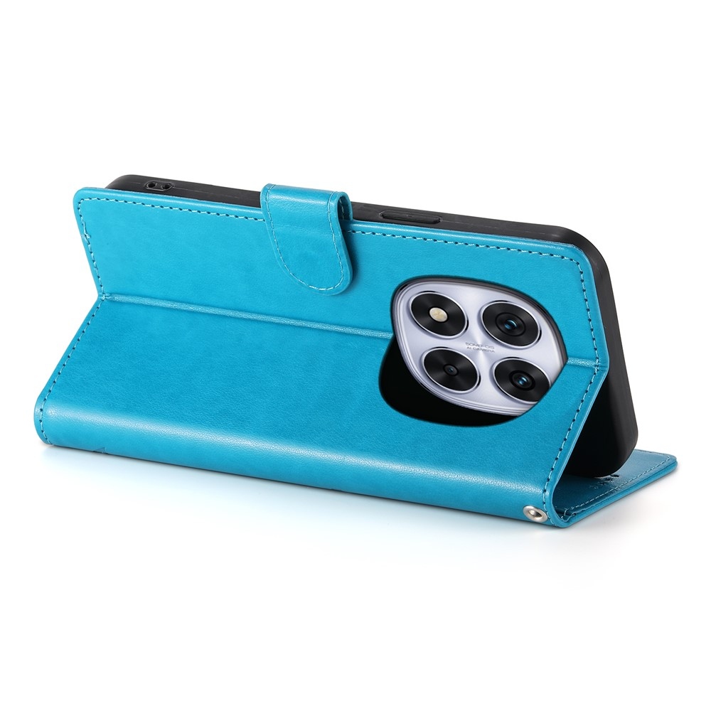 Flower knižkové púzdro na Xiaomi Redmi Note 15 Pro 4G - modré