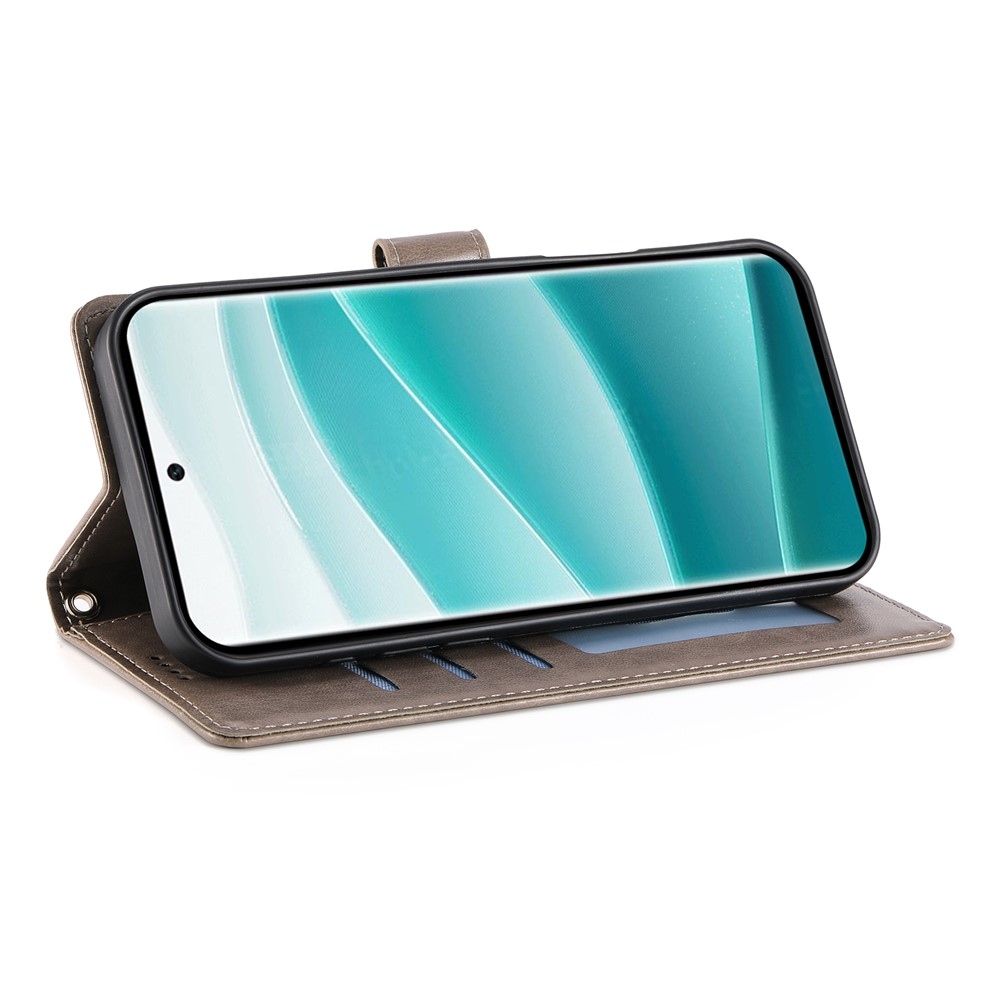 Flower knižkové púzdro na Xiaomi Redmi Note 15 Pro 4G - šedé