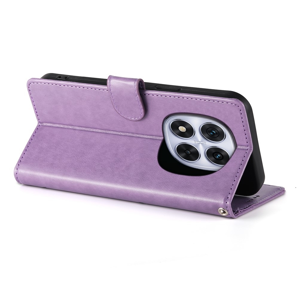 Flower knižkové púzdro na Xiaomi Redmi Note 15 Pro 4G - svetlofialové