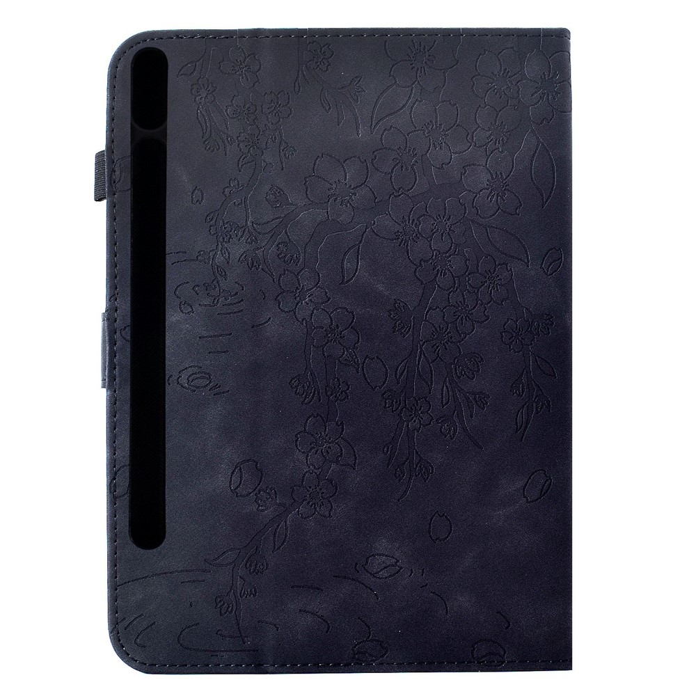 Flower zatváracie púzdro na tablet Samsung Galaxy Tab S12+ - čierne
