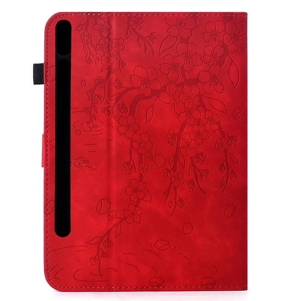 Flower zatváracie púzdro na tablet Samsung Galaxy Tab S12+ - červené