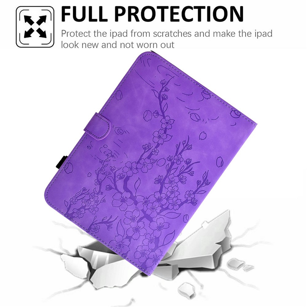 Flower zatváracie púzdro na tablet Samsung Galaxy Tab S12+ - fialové