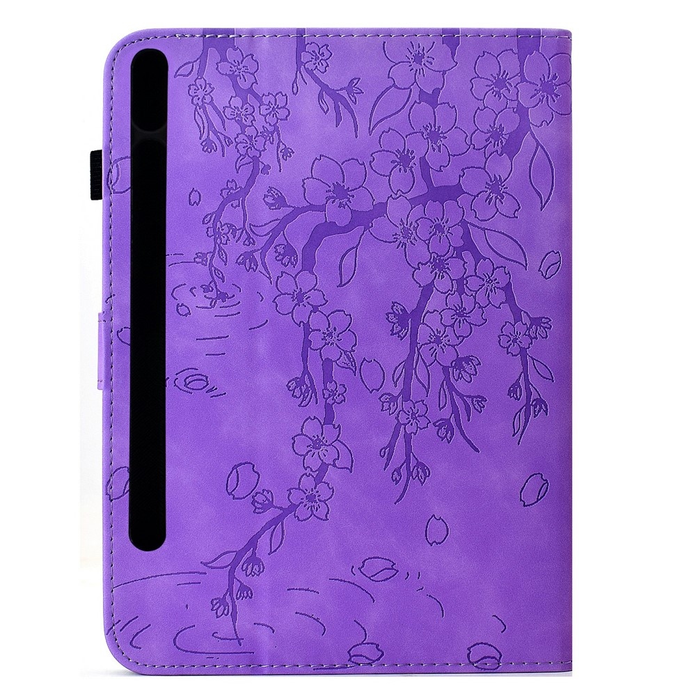 Flower zatváracie púzdro na tablet Samsung Galaxy Tab S12+ - fialové