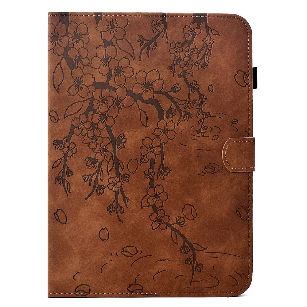 Flower zatváracie púzdro na tablet Samsung Galaxy Tab S12+ - hnedé