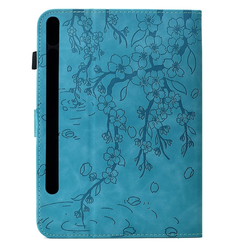 Flower zatváracie púzdro na tablet Samsung Galaxy Tab S12+ - modré