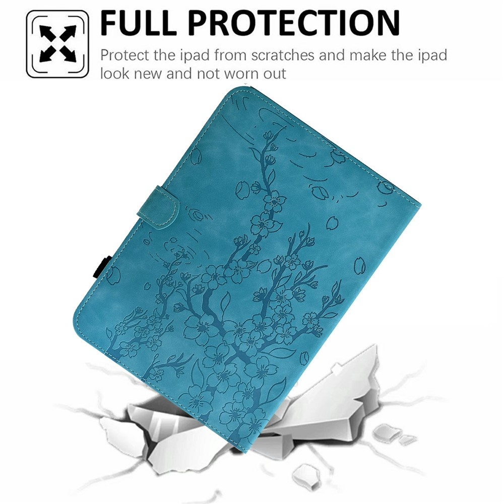 Flower zatváracie púzdro na tablet Samsung Galaxy Tab S12+ - modré