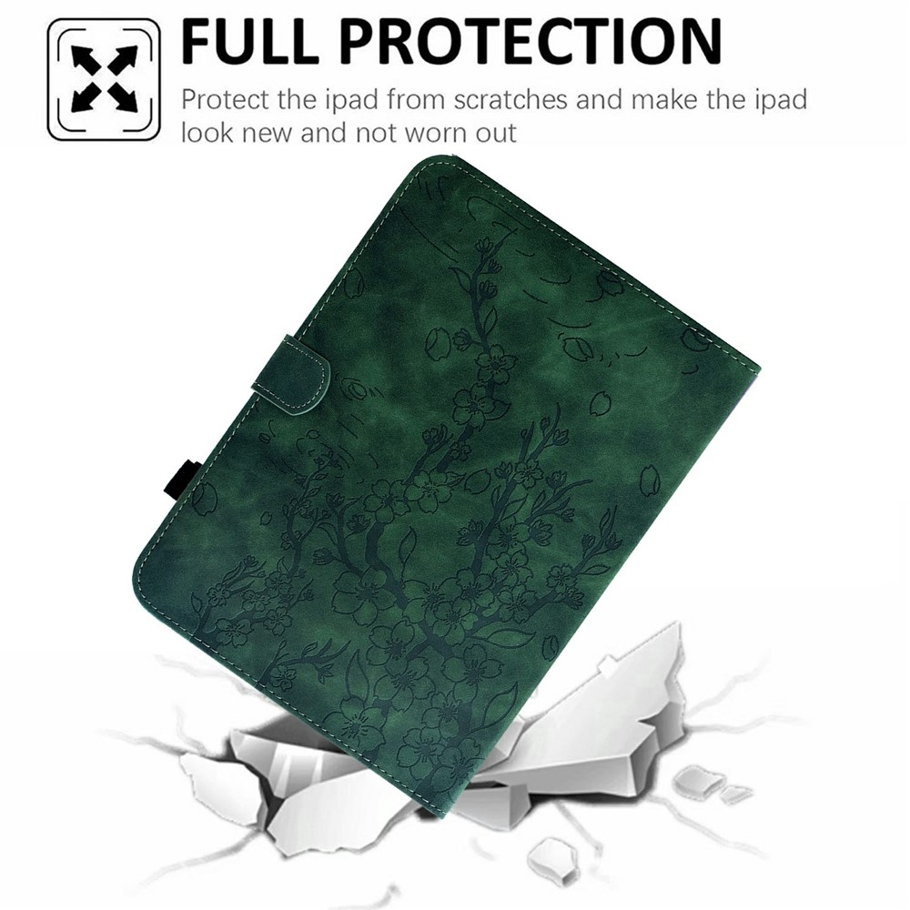 Flower zatváracie púzdro na tablet Samsung Galaxy Tab S12+ - zelené