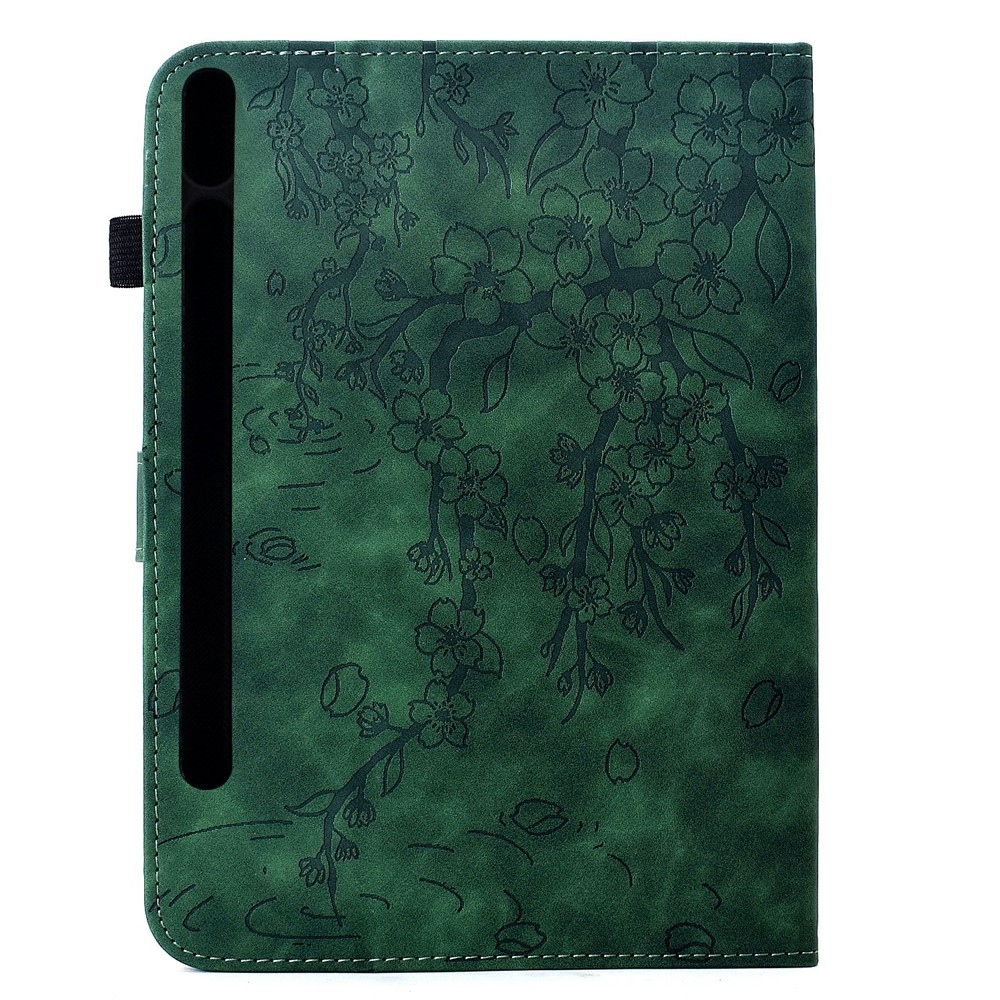 Flower zatváracie púzdro na tablet Samsung Galaxy Tab S12+ - zelené