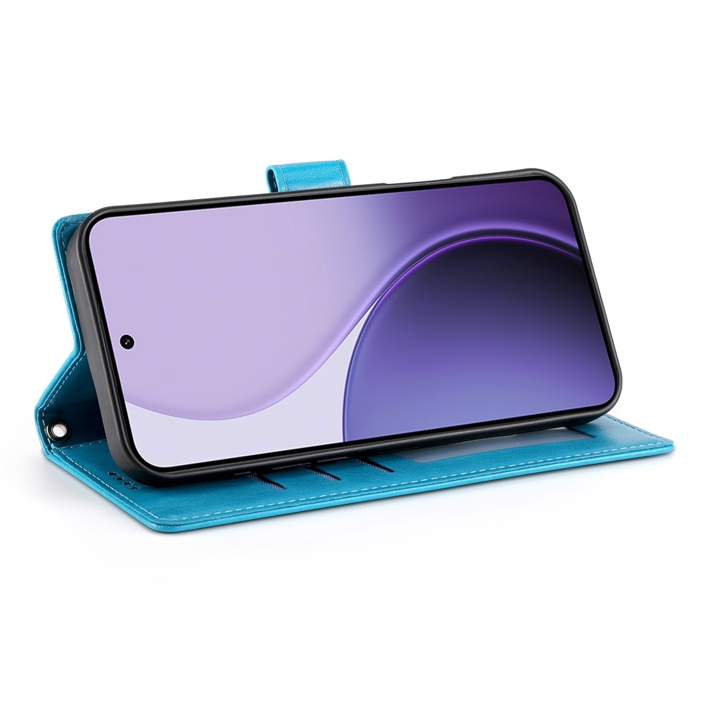 Flowers knižkové puzdro na Google Pixel 10a - modré