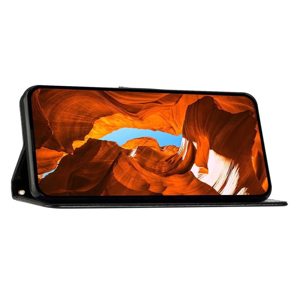 Flowers knižkové puzdro na Honor 400 Pro - čierne