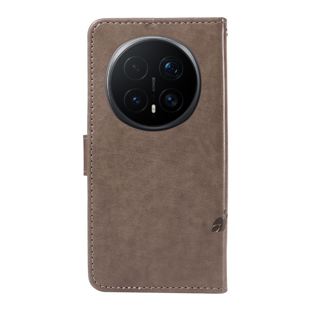 Flowers knižkové puzdro na Honor Magic 8 Pro 5G - šedé