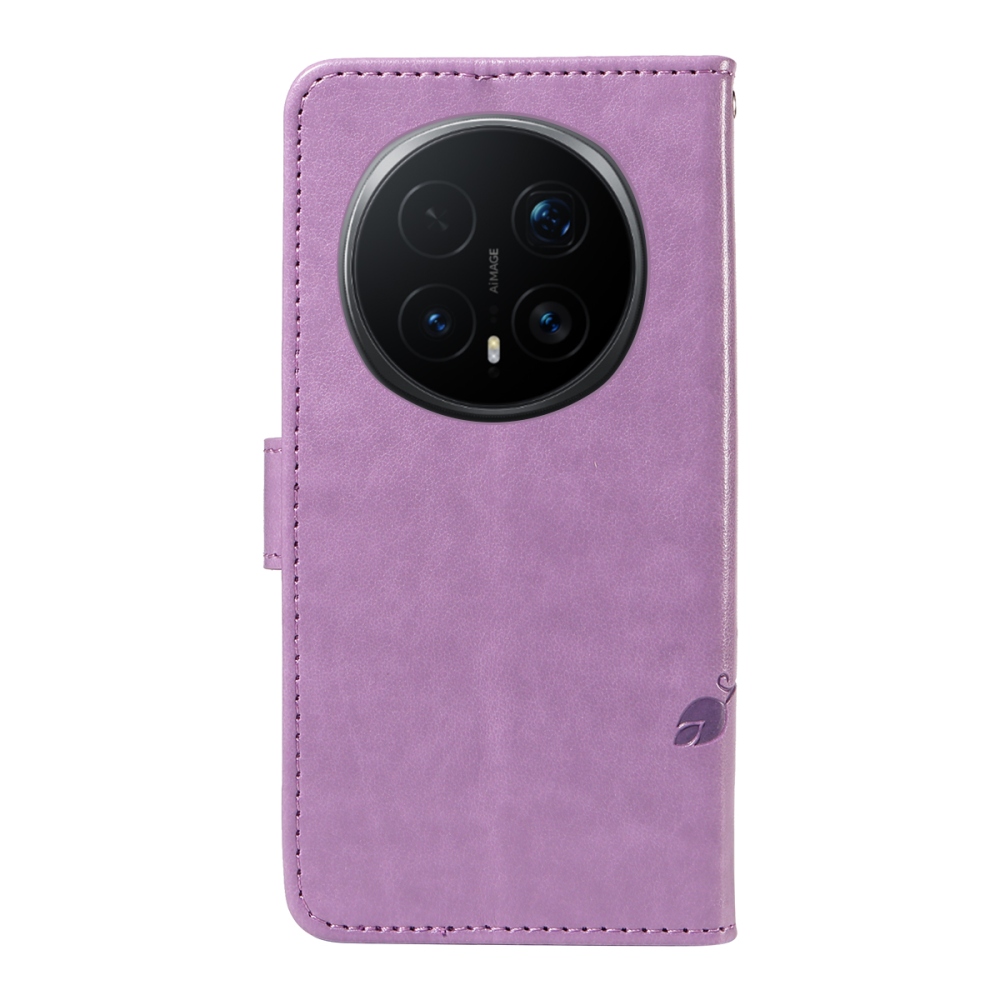 Flowers knižkové puzdro na Honor Magic 8 Pro 5G - svetlofialové