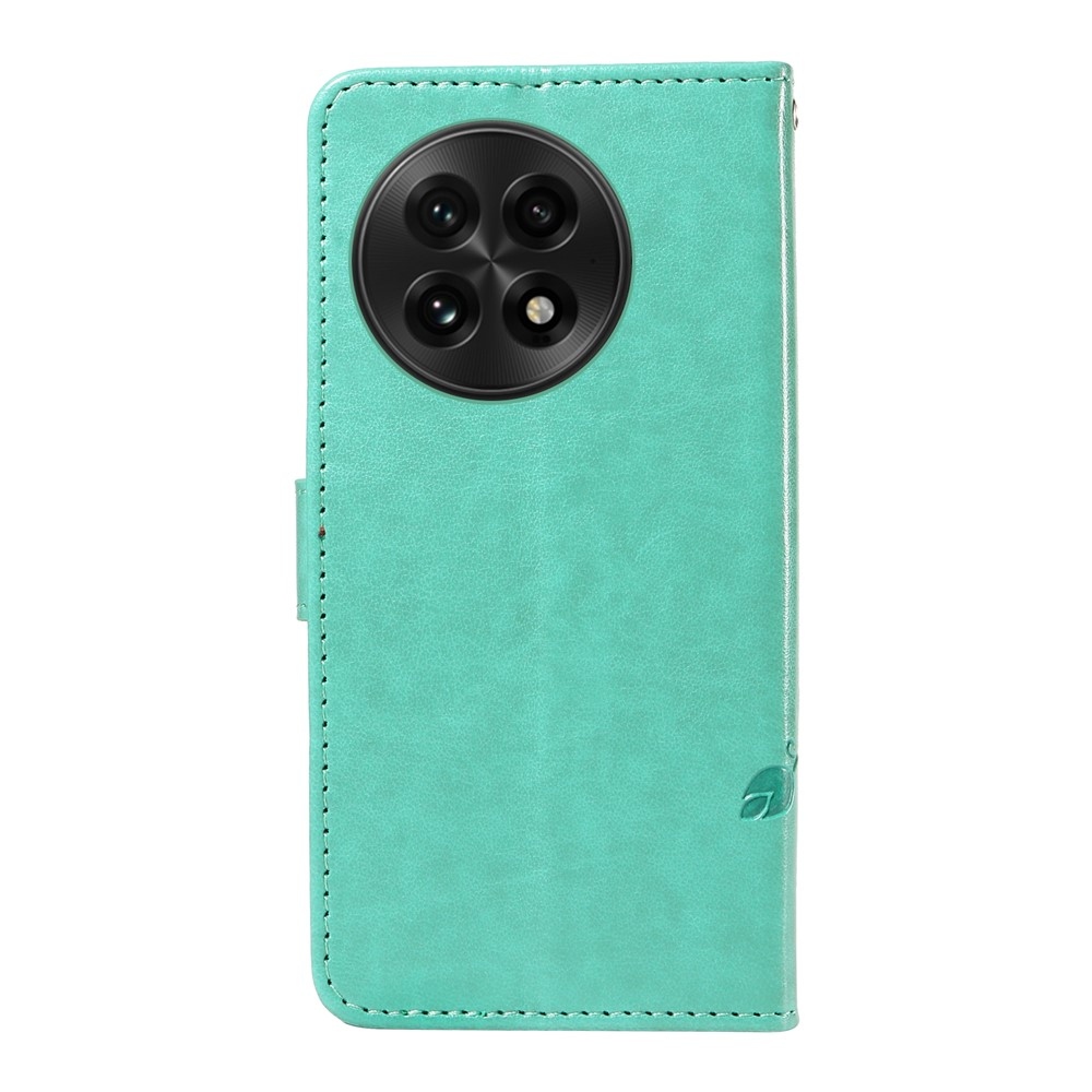 Flowers knižkové puzdro na OnePlus 13 - modrozelené