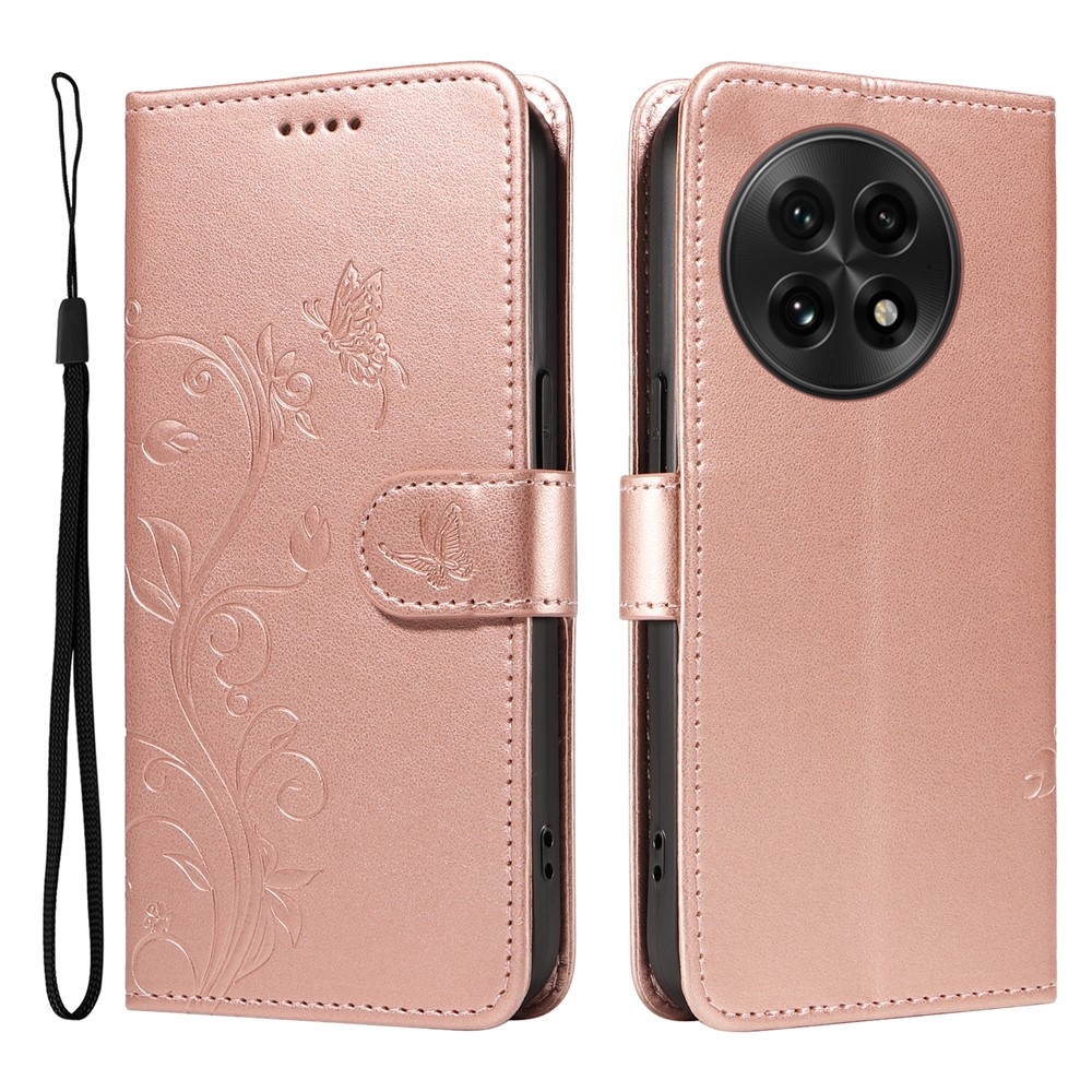 Flowers knižkové puzdro na OnePlus 13 - ružovozlaté