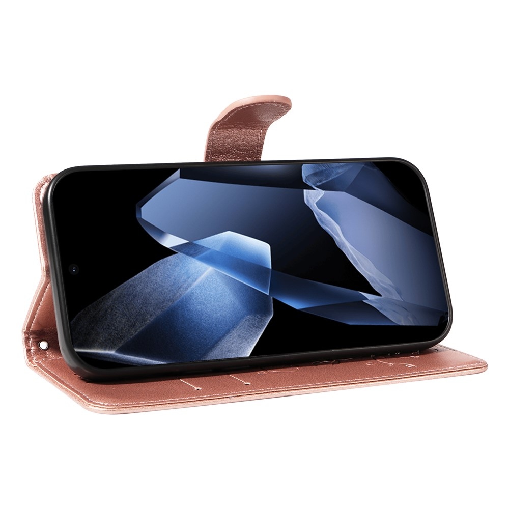 Flowers knižkové puzdro na OnePlus 13 - ružovozlaté