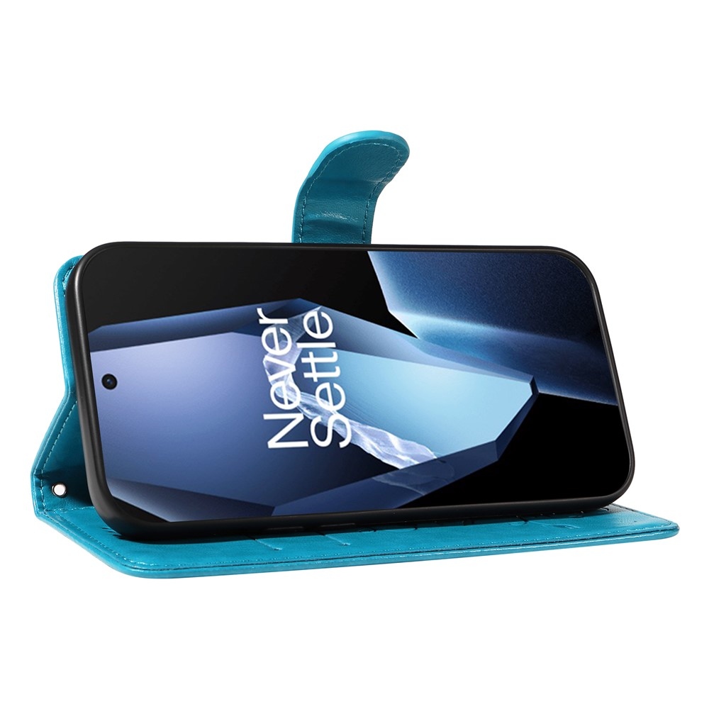 Flowers knižkové puzdro na OnePlus 13R 5G - modré