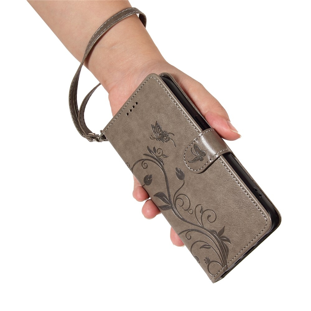 Flowers knižkové púzdro na OnePlus 13R 5G - šedé