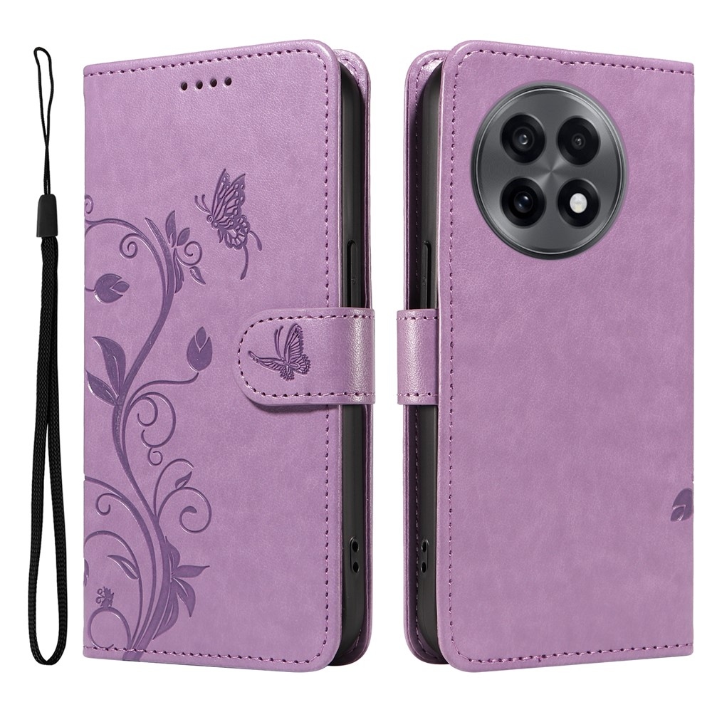 Flowers knižkové puzdro na OnePlus 13R 5G - svetlofialové