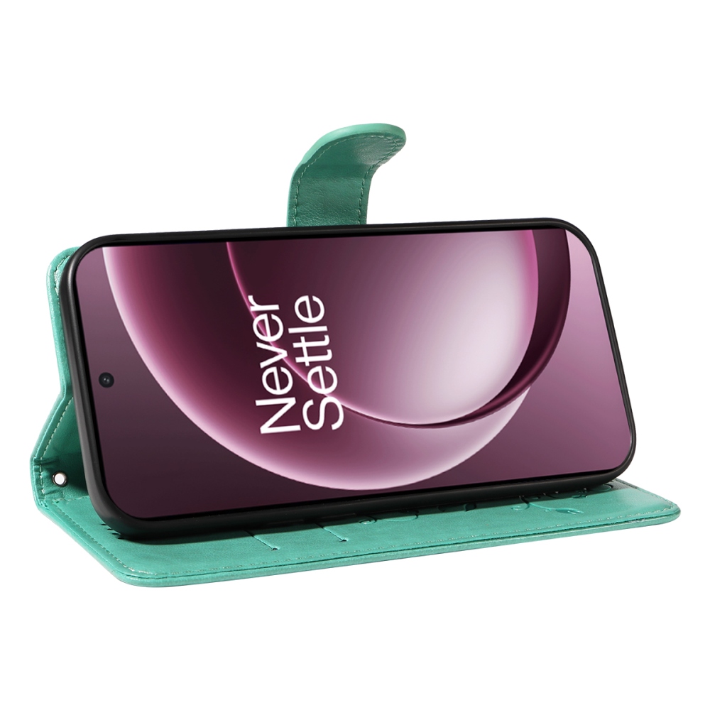 Flowers knižkové puzdro na OnePlus 15 5G - modrozelené