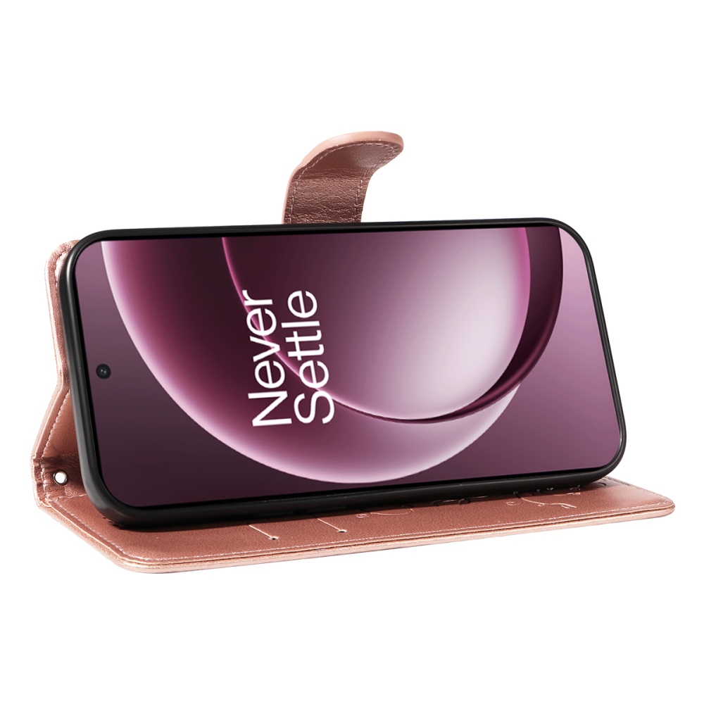 Flowers knižkové púzdro na OnePlus 15 5G - ružovozlaté