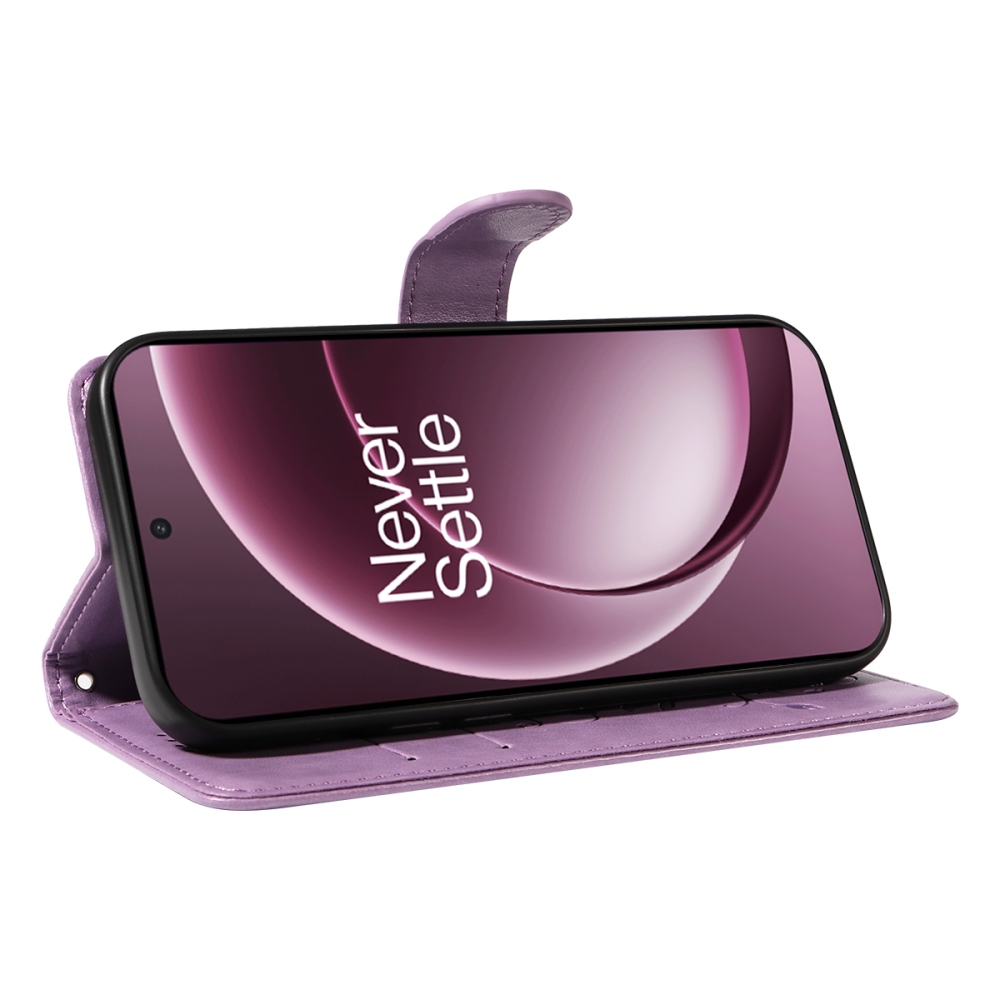 Flowers knižkové puzdro na OnePlus 15 5G - svetlofialové