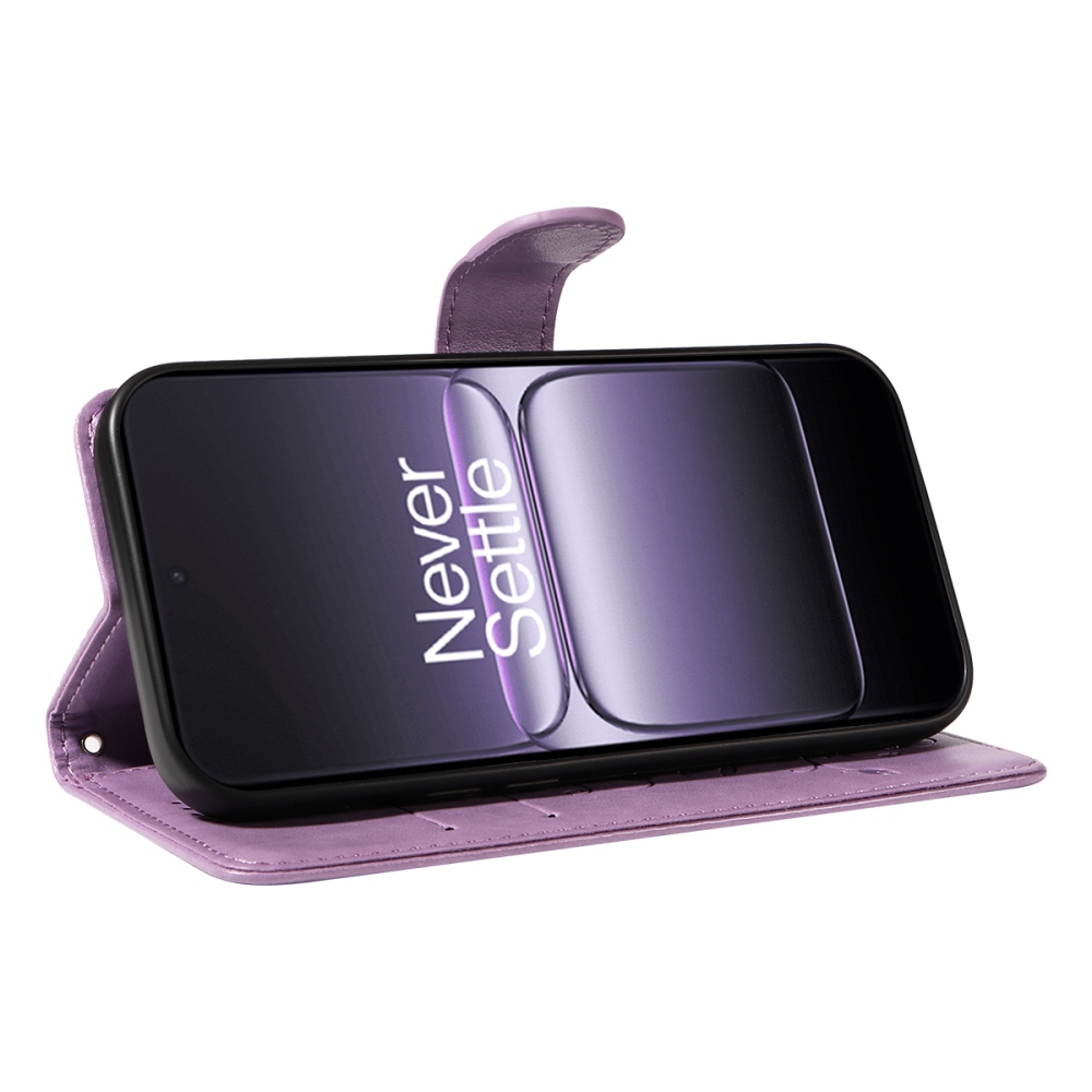 Flowers knižkové puzdro na OnePlus Nord 5 5G - svetlofialové