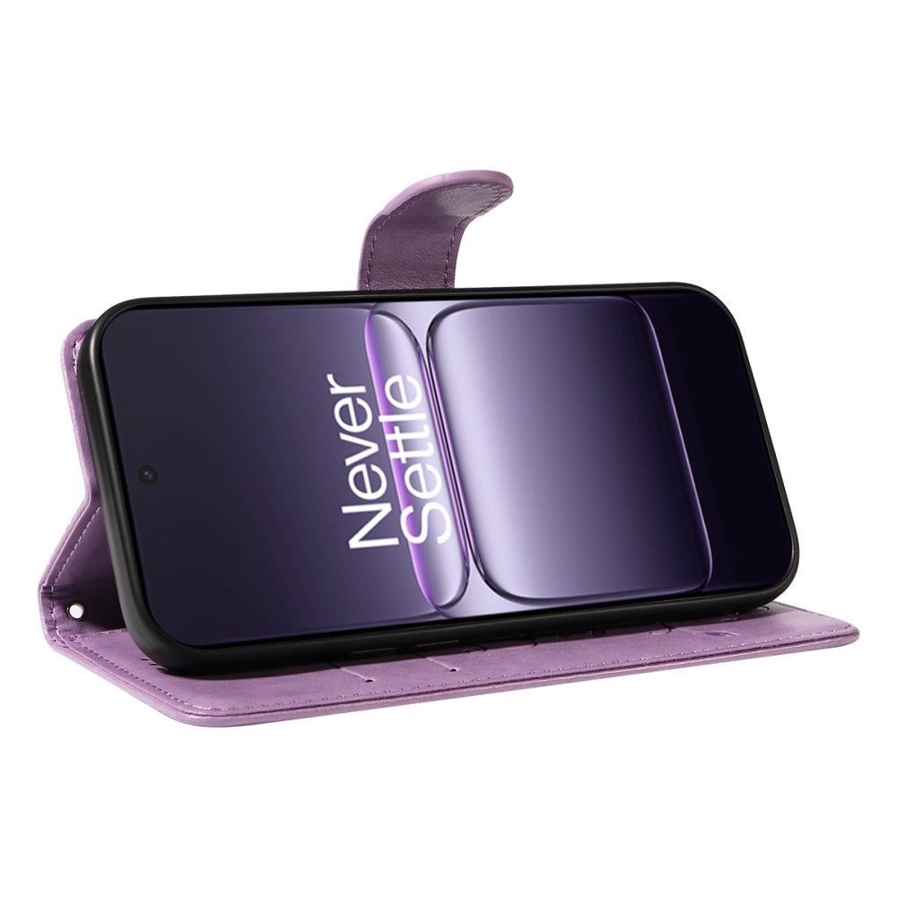 Flowers knižkové puzdro na OnePlus Nord CE5 5G - svetlofialové