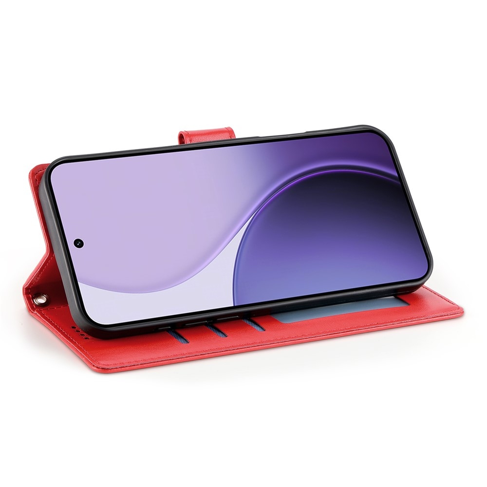 Flowers knižkové puzdro na Realme 16 5G - červené