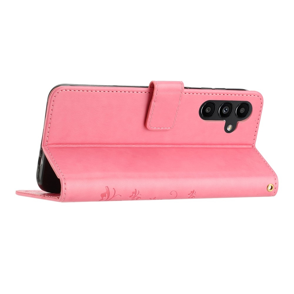 Flowers knižkové púzdro na Samsung Galaxy S26+ - ružové