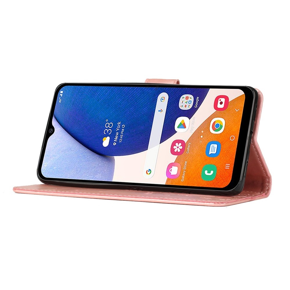 Flowers knižkové púzdro na Samsung Galaxy S26/S26 Pro - ružovozlaté