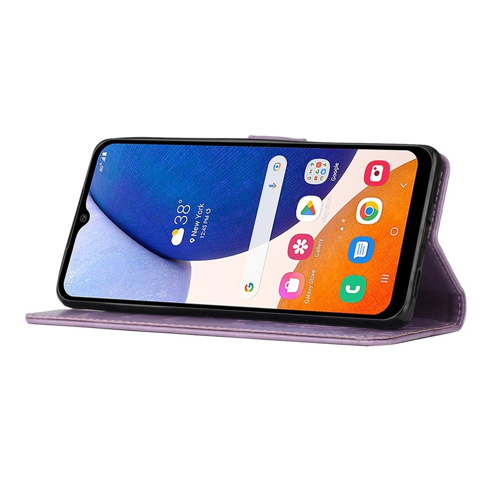 Flowers knižkové púzdro na Samsung Galaxy S26+ - svetlofialové